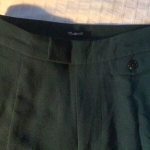 The Rosedale High-Rise Straight Pant in Crepe in Spruce, Size 00